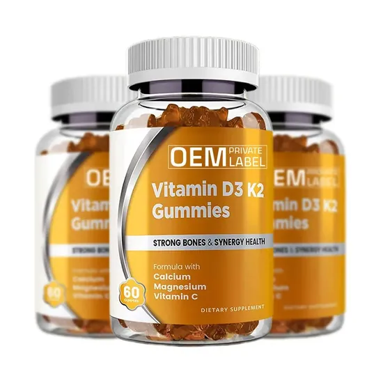Vitamin D3 K2 Calcium Gummies Support Bone Healthy Joints Vitamin Gummy
