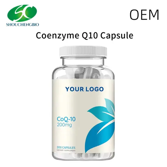 Private Label Coq10 Capsules Organic Coenzyme Q10 Healthcare Supplement with Added Nutrition Health