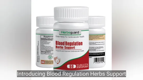 Health Food Blood Regulation Herbs Support Improve Cardiovascular Health Dietary Supplement 